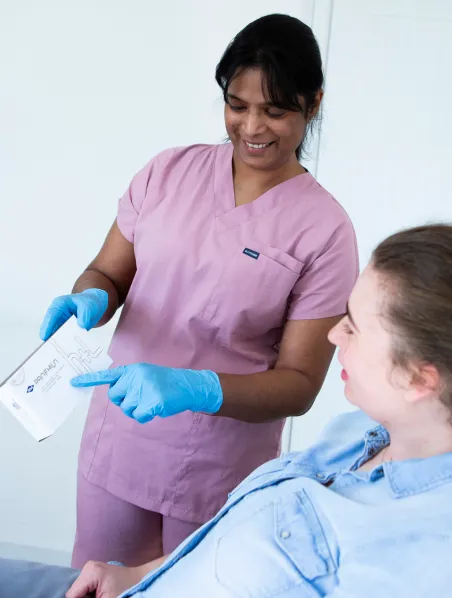 Frown line treatment