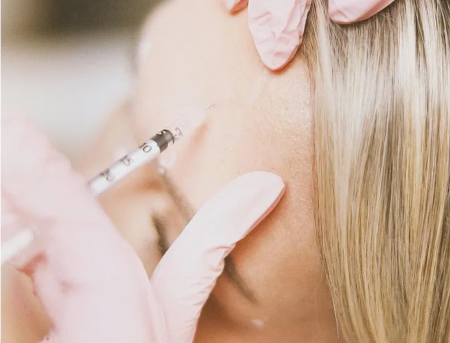 Forehead wrinkle consultation